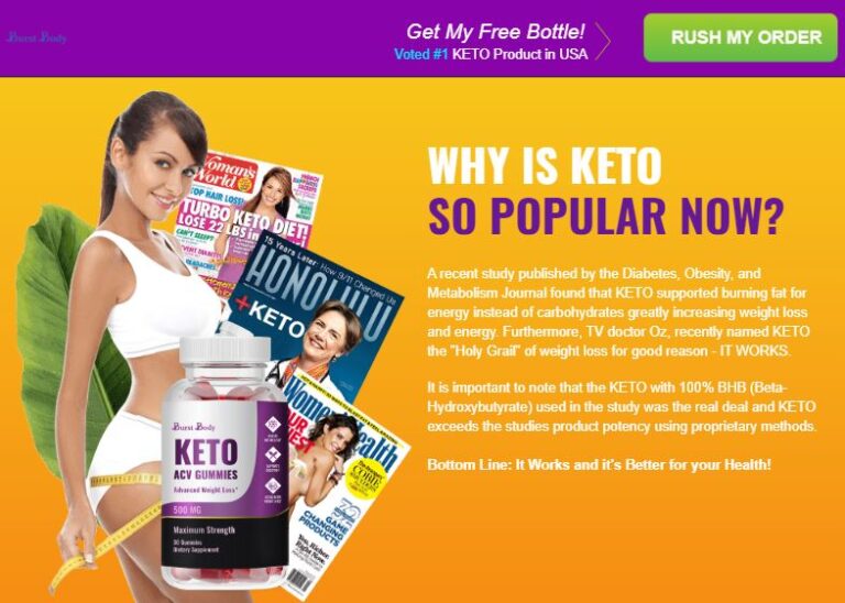 Burst Body Keto ACV Gummies