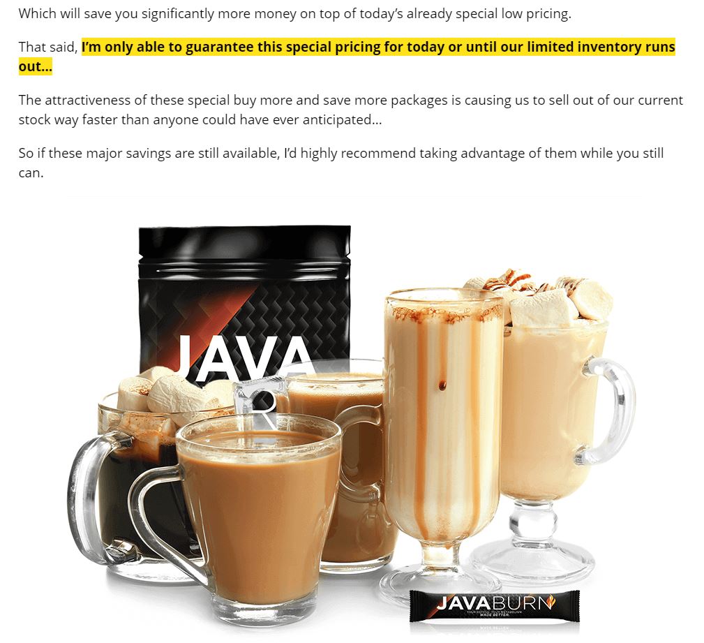 Java Burn Weight Loss Coffee