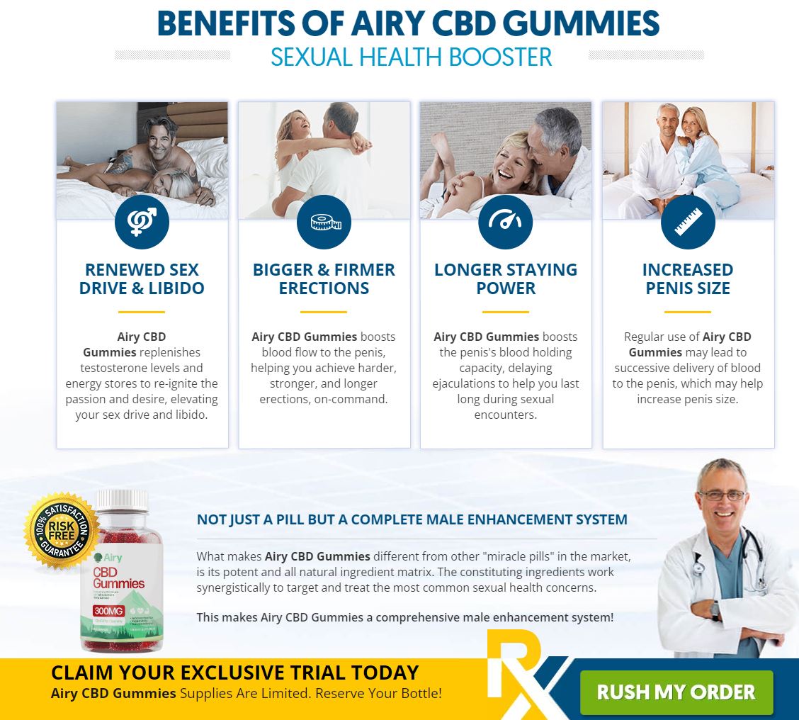 Airy CBD Male Enhancement Gummies