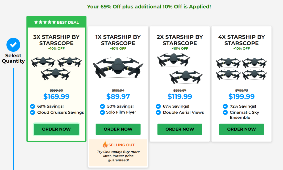 Starscope Camera Drone