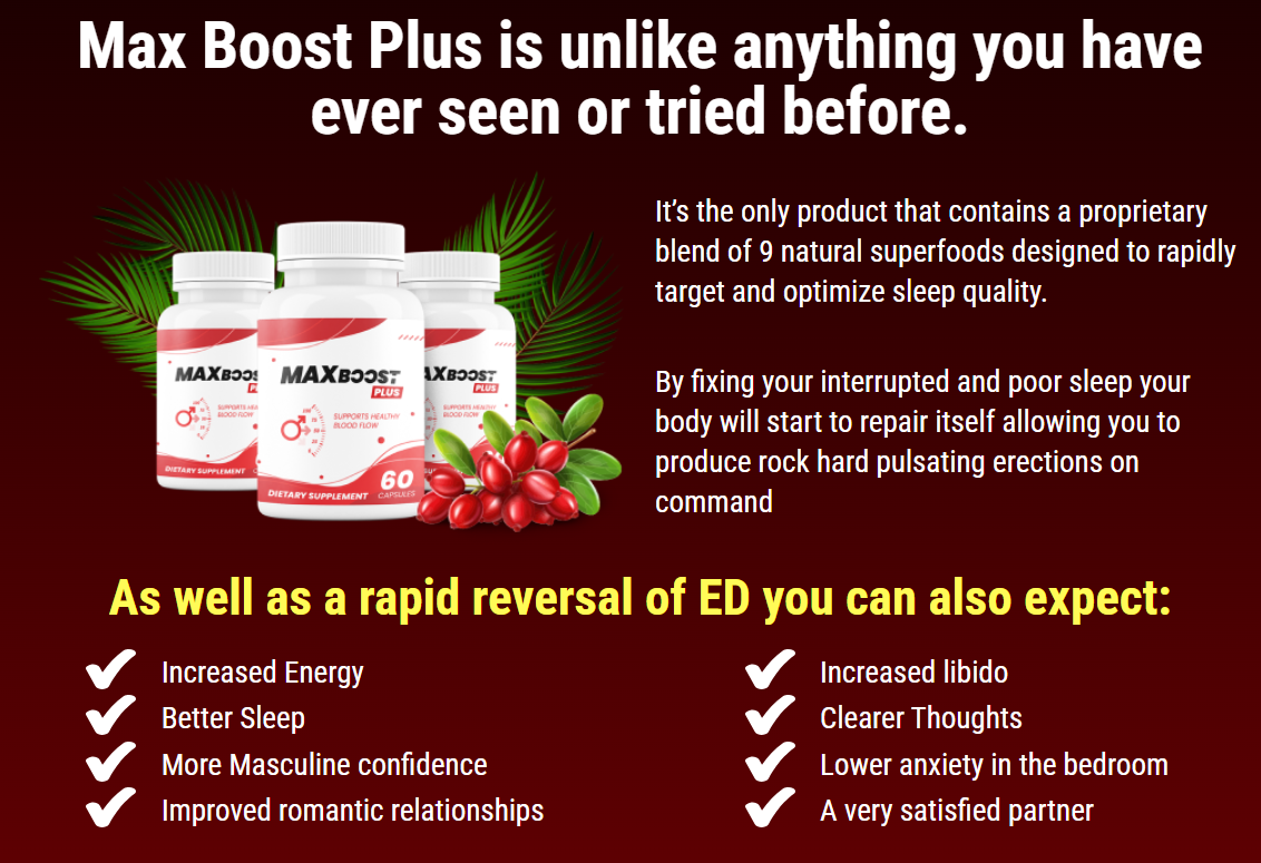 MaxBoost Plus Male Enhancement